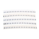 3300Pcs 33 Values 20 Each 1206 SMD Resistor Kit Assorted Kit 1ohm-1M ohm 1% Sample Kit