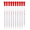 10Pcs/Lot 1/2/5/10ml Plastic Head Graduated Glass Dropper Pipette With Scale
