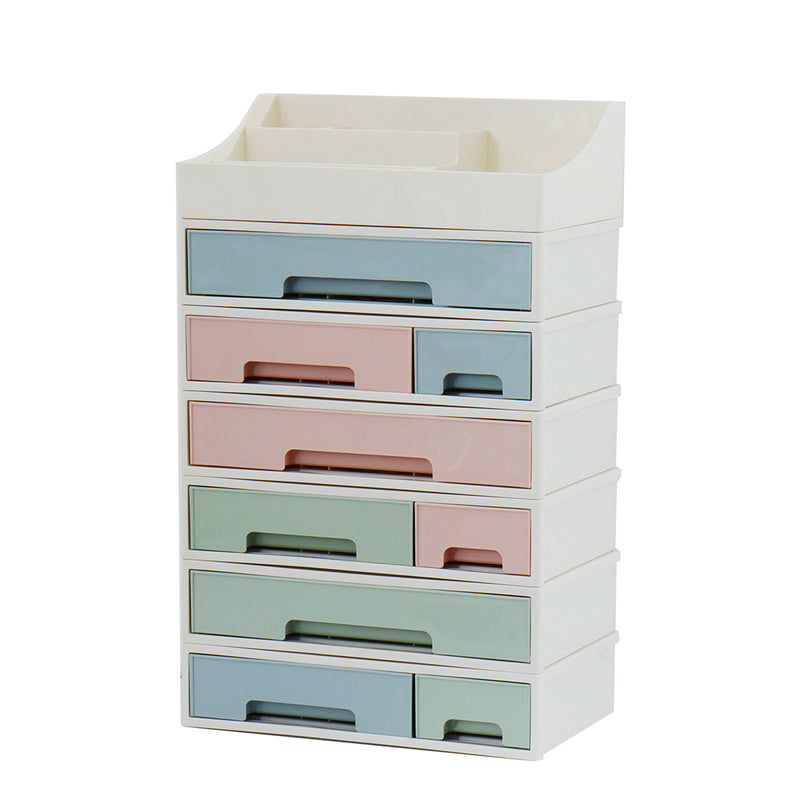 Jewelry Vanity Case Box Organizer Makeup Cosmetic Nail Storage Case Display W / Drawer