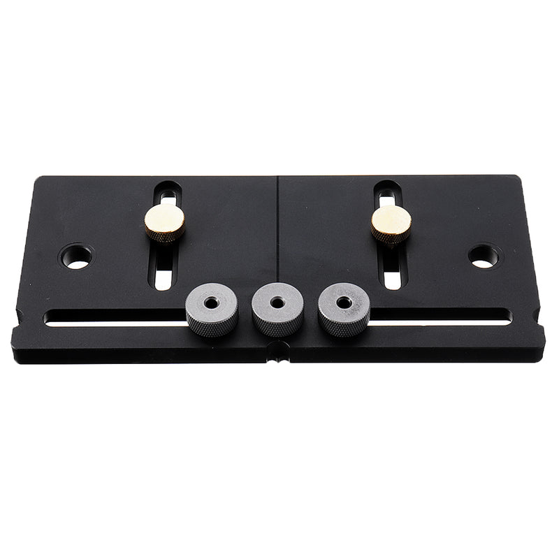 Aluminum Alloy Adjustable Metric Cabinet Hardware Jig 4mm Cabinet Door Knob Handle Install Drill Guide Template Jig