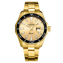 LONGBO 80512 Polygon Dial Simple Full Steel Men Luminous Display Quartz Watch