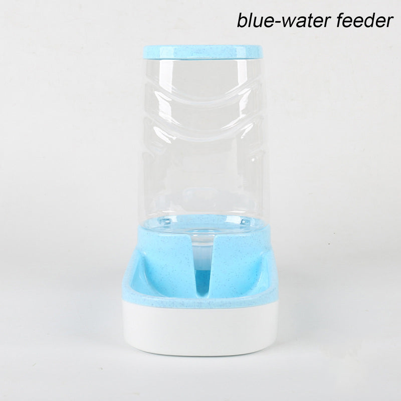 3.8L Large Automatic Pet Food Drink Dispenser Dog Cat Feeder Water Bowl Dish Pets Automatic Waterer Food Feeder Dispenser