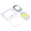 High Power 50W White / Warm White LED COB Light Chip with Lens for DIY Flood Spotlight AC220-240V