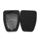 Pair Rubber Car Brake Clutch Pedal Cover Non-Slip Pad for Nissan Qashqai