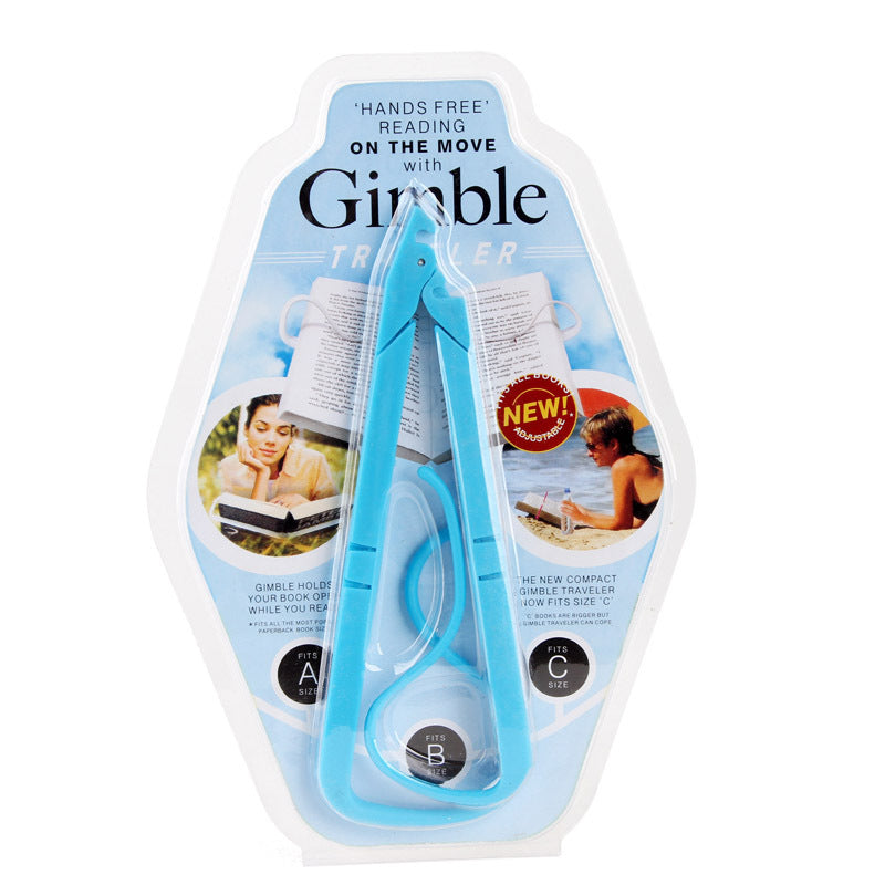 Creative Hands Free Book Page Holder Adjustable Bookmark for Reading Portable & Foldable