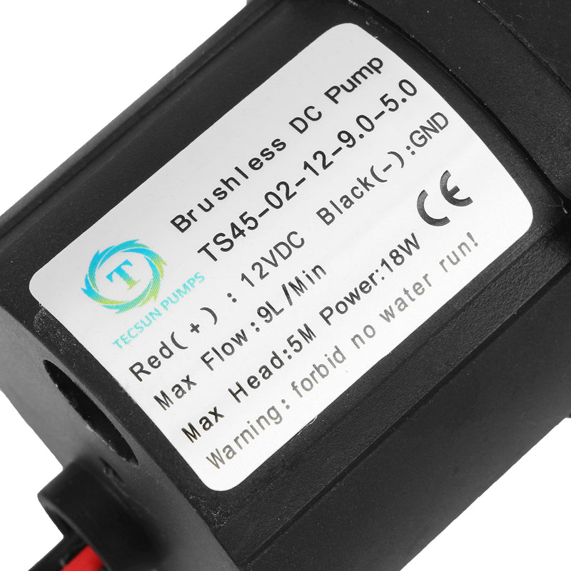 12V Solar Hot Water Circulation Pump Homebrew Beer Circulation Brushless Pumps Plastic W/ Connector