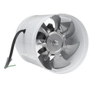 40W 6Inch Inline Duct Fan Booster 150mm Exhaust Blower Air Cooling Vent Ventilation Fan 1080m/ h