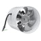 40W 6Inch Inline Duct Fan Booster 150mm Exhaust Blower Air Cooling Vent Ventilation Fan 1080m/ h