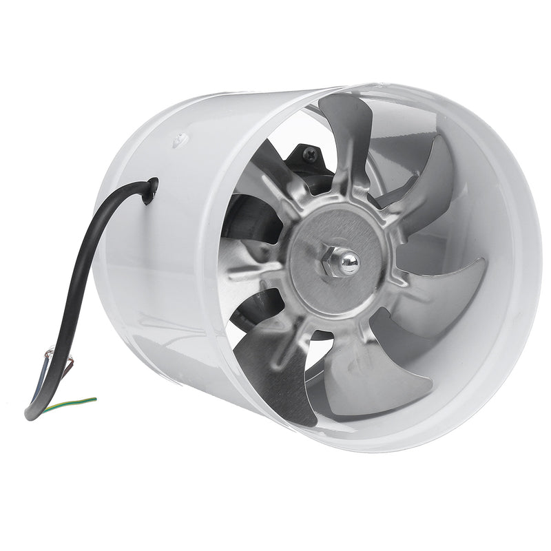 40W 6Inch Inline Duct Fan Booster 150mm Exhaust Blower Air Cooling Vent Ventilation Fan 1080m/ h