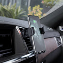 HOCO CW25 10W Qi Wireless Charger Fast Charging Gravity Linkage Auto Lock Air Vent Car Phone Holder Car Mount for 4.0-6.5 Inch Qi-enabled Smart Phone for iPhone 11 for Samsung Galaxy Note 10