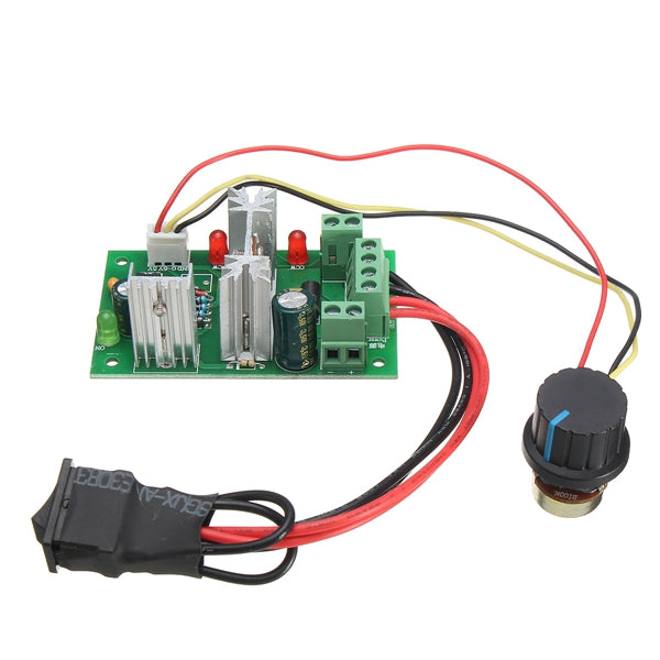 DC 6-30V 200W 16KHz PWM Motor Speed Controller Regulator Reversible Control Forward / Reverse Switch