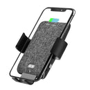 Voice Control 10W Qi Wireless Charger Infrared Sensor Automatic Lock Dashboard Air Vent Car Phone Holder For 4.0-6.5 Inch Smart Phone