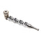 New Metal Water Pipes Silver four-piece Personality Pipe with Cap