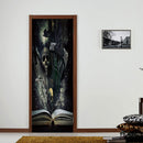 Miico MT006 Door Sticker Halloween Sticker Horror Wall Sticker Removable Stickers