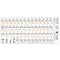 Piano Keyboard Musical Note Sticker for 61 Keys Electronic Keyboard Piano