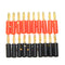 Excellway BC02 20pcs 4mm Metal Wire Cable Banana Plug Connector Adapter For Audio Speaker