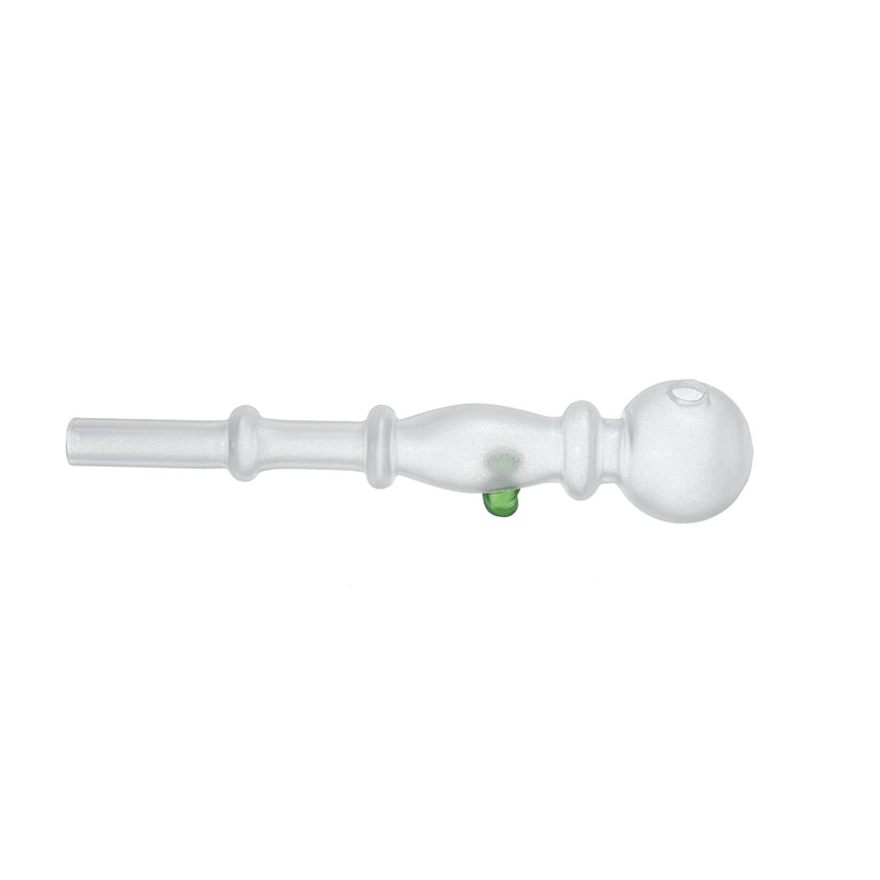 5inch Mini Size Noctilucent Water Glass Pipe Glassware Luminous Green Herb Tube Holder