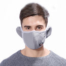 Winter Mask Stretched Protect Ears Windproof Mask Anti Dust Mask Mouth Mask Thickened Mouth Earmuffs