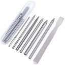 IPREE 10PSC Traveling Knitting Needle Set Steel Needle Umbrella Rope Needle DIY Knitter