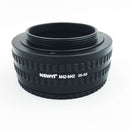 NEWYI M42-M42 Mount Lens 25-55MM Adjustable Focusing Helicoid Macro Tube Adapter Tube Ring