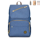 Waterproof Diaper Bag Mummy Bag Baby Care Bag Outdoor Traveling USB Backpack