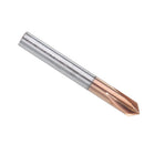Drillpro 4 Flutes 90 Degree Chamfer Mill HRC60 3-12mm Tungsten Steel AlTiN Coating Milling Cutter