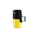 Bakeey Dual Headphone 2 In 1 Audio Jack Type-C Adapter Splitter Audio Converter for Samsung Xiaomi