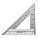 Drillpro 120/180mm Metric Triangle Angle Ruler Stainless Steel Woodworking Square Layout Tool