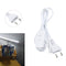 130CM T4 T5 T8 Tube Connector Cable EU Plug for LED Fluorescent Lamp Grow Light