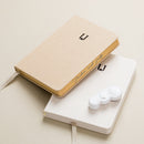 Jordan&Judy JJ-YD0032 Linen Hard Cover Notebook Business Journal Freenotes Diary Notepad Letter U Notebook For Taking Notes Drawing Painting Office School Supplies Stationery Gifts