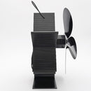 Xmund 7.87*3.95 Inch 4 Blades Heat Fireplace Fan Winter Warm Heater Eco Friendly Quiet Burner Fan Xiaomi