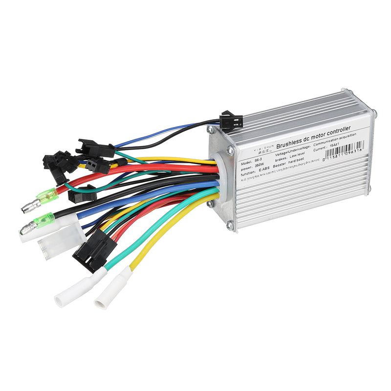 Control unit 24V-48V 250W for Scooter E-Bike Brushless Motor Controller with LCD