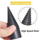 High Speed Woodworking Wood Separator Spiral Cone Household Firewood Splitter Drill Bit for Drill