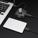 Vetion USB3.0 with 4 Ports USB Hub Extender Connector Support OTG for Phone MacBook Air