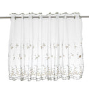 Kitchen Cafe Curtains Country Embroidery Window Sheer Voile Short Panel Valance