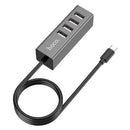 HOCO 4 In 1 Type C to USB HUB Splitter Adapter Expander For PC Tablet Xiaomi Air Laptop MacBook2017 XiaomiPro