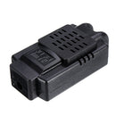 3pcs Black 60*30*18mm Wall-mounted Type Temperature And Humidity Sensor Housing Smoke Gas Sense Plastic Housing