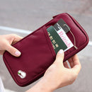 6 Colors Multifunctional Travels Card Holder Portable Wallet Purse Storage Bag