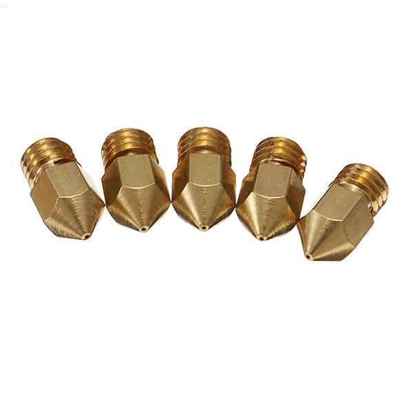 Creality 3D 5PCS 0.4mm Copper M6 Thread Extruder Nozzle For 3D Printer