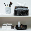 Marble Pattern Tissue Car PU Leather Office Marble Holder Decoration Napkin Box