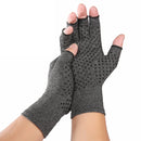 KALOAD 1 Pair Sports Anti-skid Compression Half Finger Gloves Arthritis Pain Relief Gloves