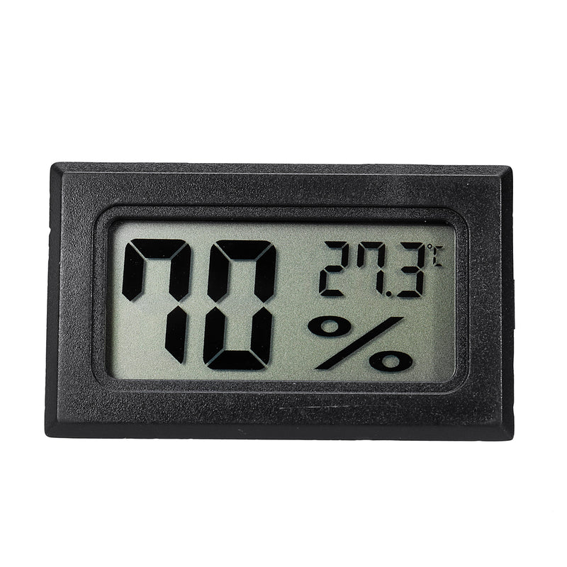 Excellway Mini Embedded LCD Digital Display Temperature Humidity Meter Cordless Thermometer Hygrometer
