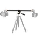 QZSD- ER 3/8 Inch Screw 63cm Lengthened Arm Pole Axis Horizontal Extension Rod for Tripod