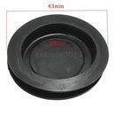 1x Saving Boxes Closure Money Box Piggy Bank Plug Cover Black OD:43mm ID:33mm Security Box