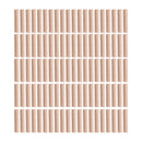 Drillpro 100pcs 6/8/10mm Round Wood Tenon Wooden Dowel for Woodworking