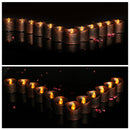 12PCS Battery Operated Halloween Party Decoration Electronic Flickering LED Candle Light
