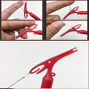 Outdoor Multifunctional Fishing Hook Tier Fishing Line Knotter Fishing Hook Tools Fishing Equipments-Blue/Red
