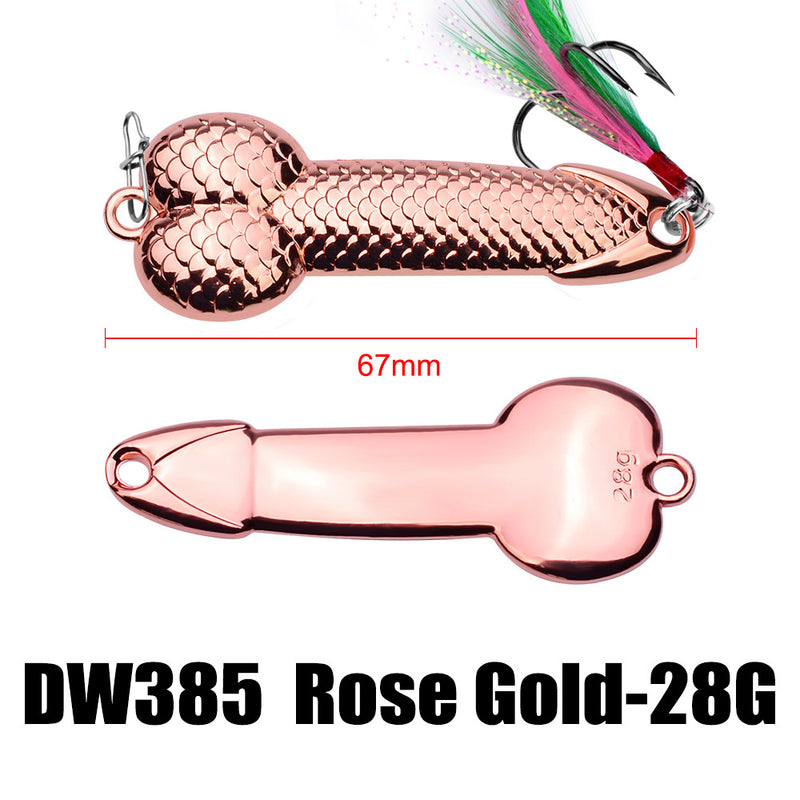 Zanlure 1pc 7g 15g 28g 36g DD Metal Spinner Spoon Lure Fishing Lure with Feather Hook Sea Fishing