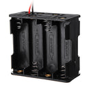 3pcs 4 Slots NO.5 Battery Holder Plastic Case Storage Box for 4*NO.5 Battery