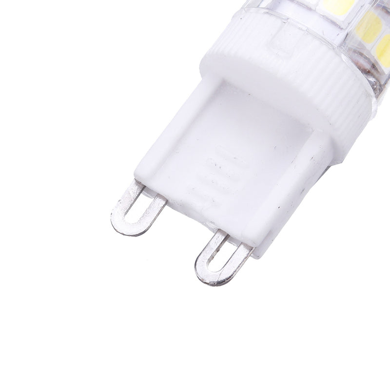 AC110-240V 5W G9 2835 Pure White Warm White No Strobe 52 LED Ceramic Corn Light Bulb for Outdoor Use